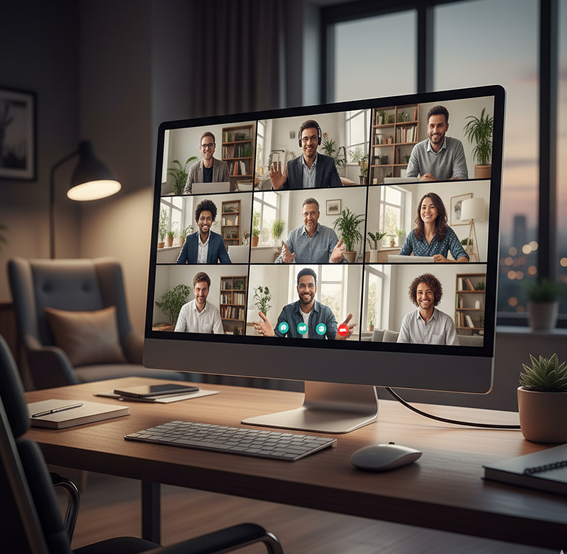 Claremont Club members networking and playing WhirlyBall team event