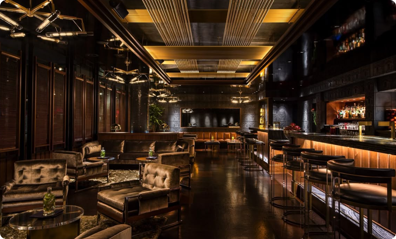 Members enjoying a private cocktail reception at The Claremont Club